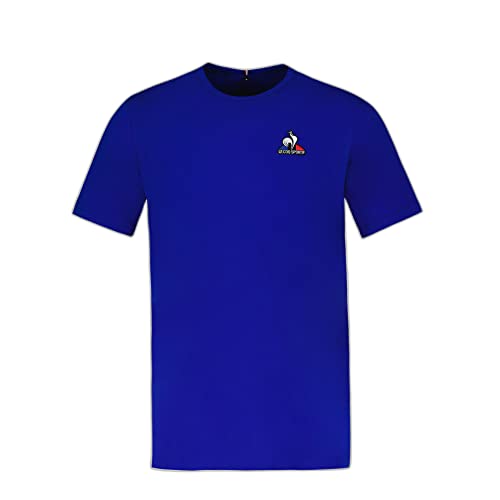 Le Coq Sportif ESS tee SS N° 4 M Azul Electro Camiseta, Unisex Adulto