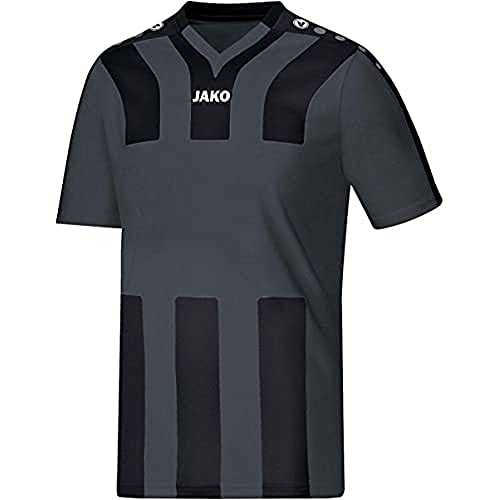 JAKO Santos KA – Camiseta de fútbol Camiseta, Hombre, Trikot Santos KA, Antracita/Negro, Large