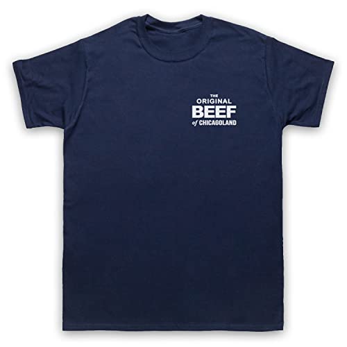 The Bear Original Beef of Chicagoland Staff Uniform Camiseta para hombre, azul marino, XXL