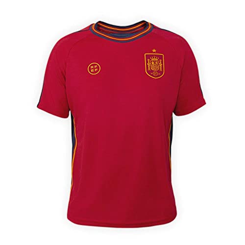 smartketing Replica Oficial Selección Española de Fútbol Primera Equipación España Mundial 2022-Color Rojo | Talla L Camiseta, Adultos Unisex