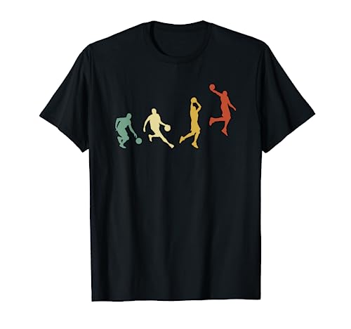 Baloncesto Gráfico Basketball Evolution Dunking Camiseta