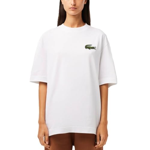 Lacoste Th0062 Camiseta y Cuello de Tortuga, Blanc, L Unisex Adulto