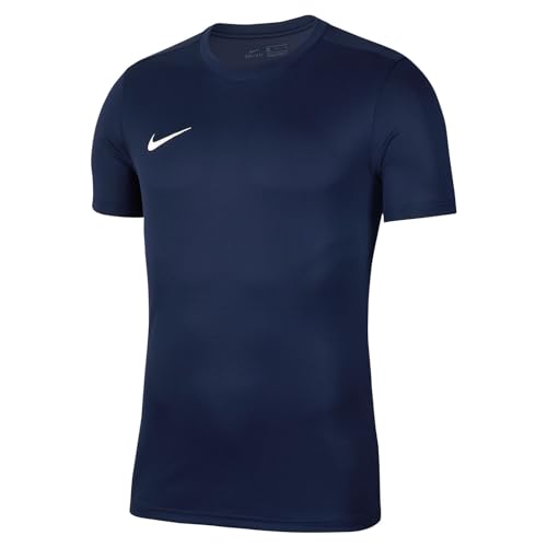 Nike M Nk Dry Park VII JSY SS Camiseta de Manga Corta, Hombre, Azul (Midnight Navy/White)