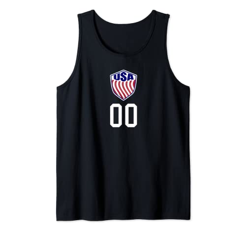 USA Número 00 Entrenamiento de baloncesto Camiseta sin Mangas