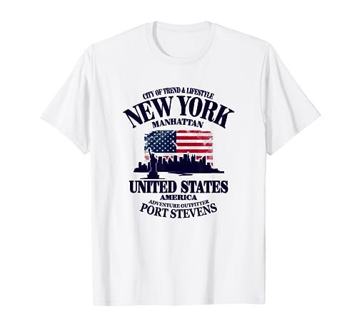 Nueva York - Bandera de EE.UU.. - USA - Stars and stripes Camiseta