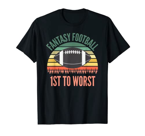 Primer a peor fútbol de fantasía FFL Camiseta