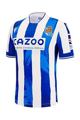 Real Sociedad Camiseta Infantil de Partido Femenino Primera Equipación 22/23, Camiseta, Unisex, Multicolor, 8-9 Años
