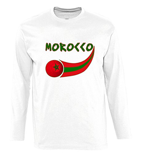 Supportershop Marruecos Camiseta Manga Larga Hombre