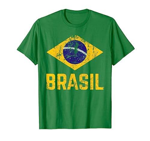 BRASIL Bandera | Hombres Mujeres Niños BRASIL Camiseta