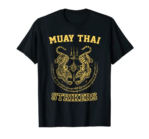 Tigres de combate de muay thai y kickboxing Camiseta