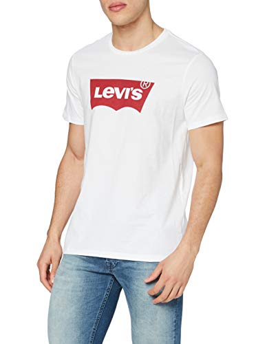 Levi's Graphic Set-In Neck Camiseta Hombre, White, L