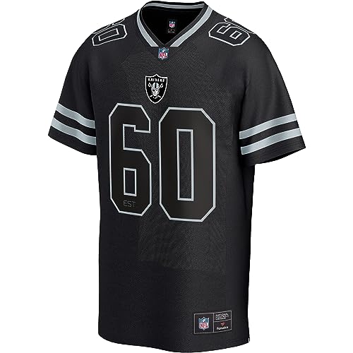 Fanatics NFL Las Vegas Raiders – Camiseta para hombre, Negro , XL