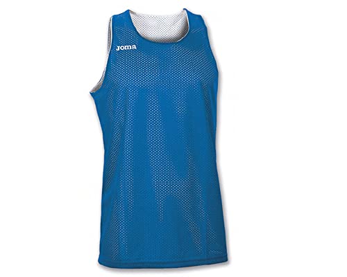 Joma Aro Basketball Reversibil Camiseta, Hombres, Royal-Blanco, XL