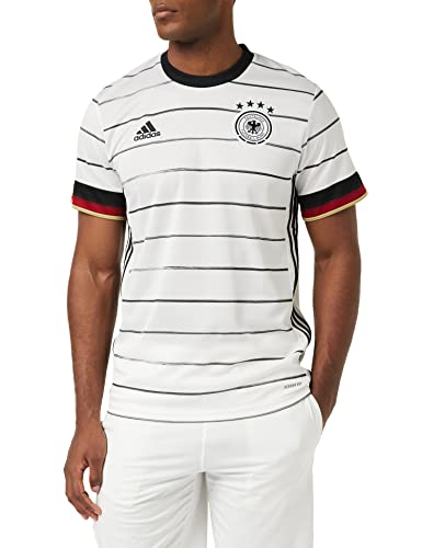 Adidas - GERMANY DFB Temporada 2021/22, Camiseta, Primera Equipación, Equipación de Juego, Hombre, Color White/Black, L