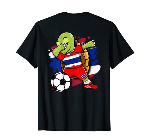 Dabbing Turtle Thailand Soccer Lovers Jersey Thai Fútbol Camiseta