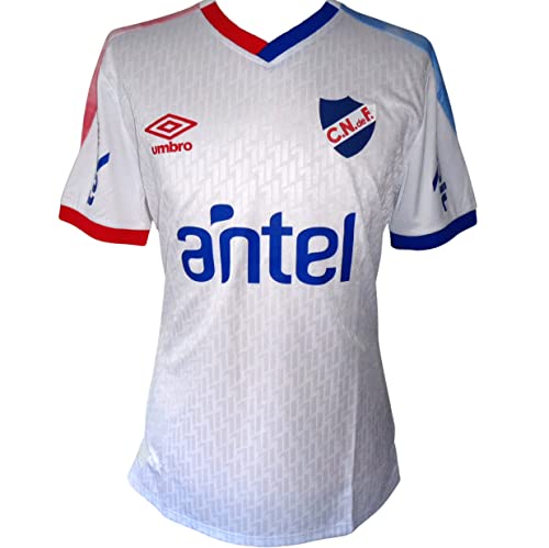 Umbro Club Nacional (Uruguay) CNF - Camiseta de fútbol para hombre 2021-2022, Blanco, Large