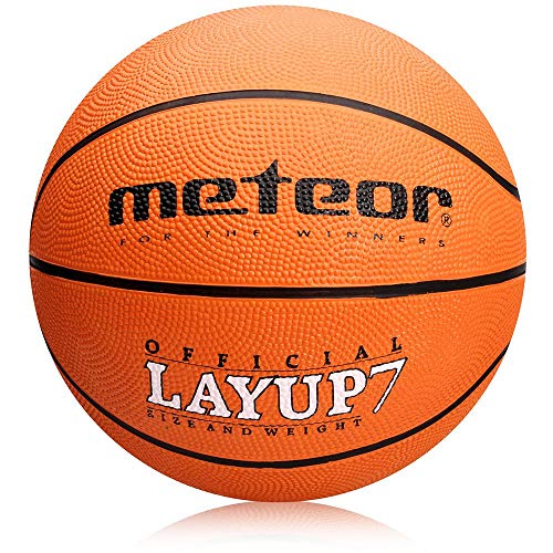 meteor Balón Baloncesto Pelota Basketball Bebe Ball - para los niños y jouvenes y Adultos para Entrenar y Jugar - Tamaño 5 o 6 o 7