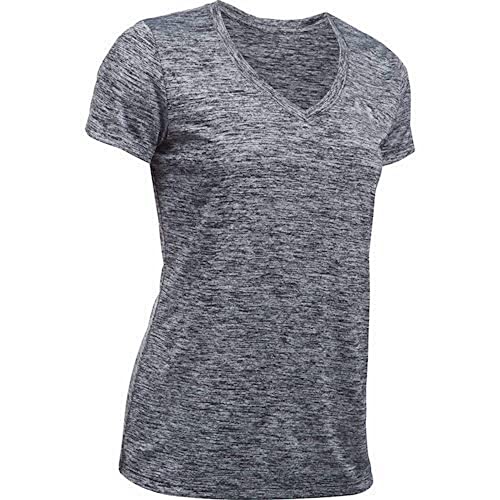Under Armour Tech Short Sleeve V - Twist Camiseta, Mujer