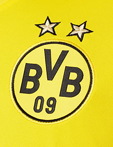 PUMA Herren BVB Home Shirt Replica Evonik with Opel Logo Trikot, Cyber Yellow, L