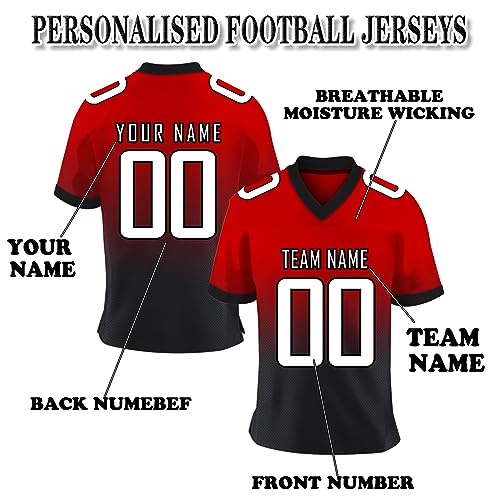 Jersey de fútbol personalizado con nombre y número del equipo, camisetas personalizadas para hombres, mujeres y jóvenes, STYLE 14, CH-7XL